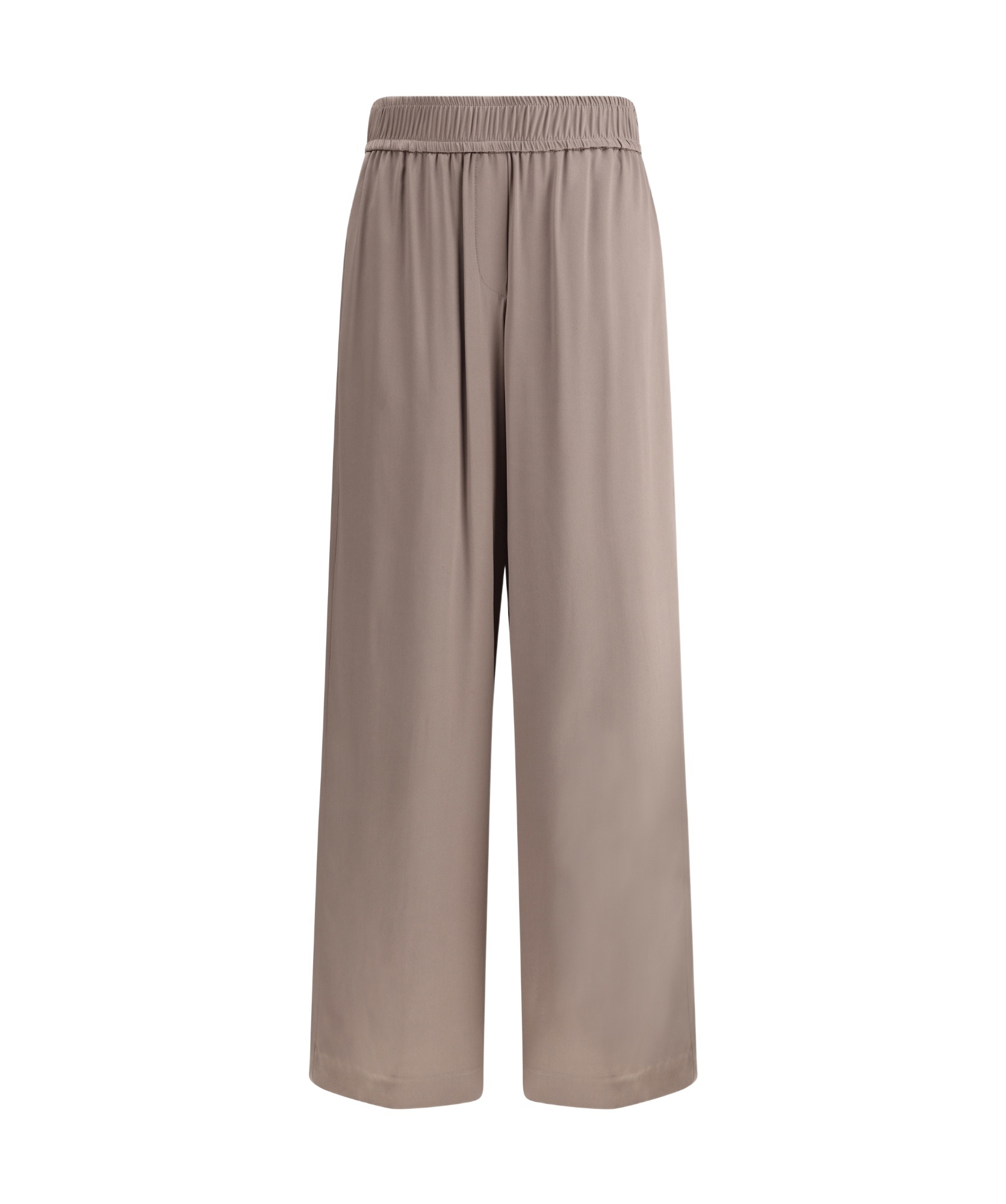 Brunello Cucinelli Palazzo Pants In Nude