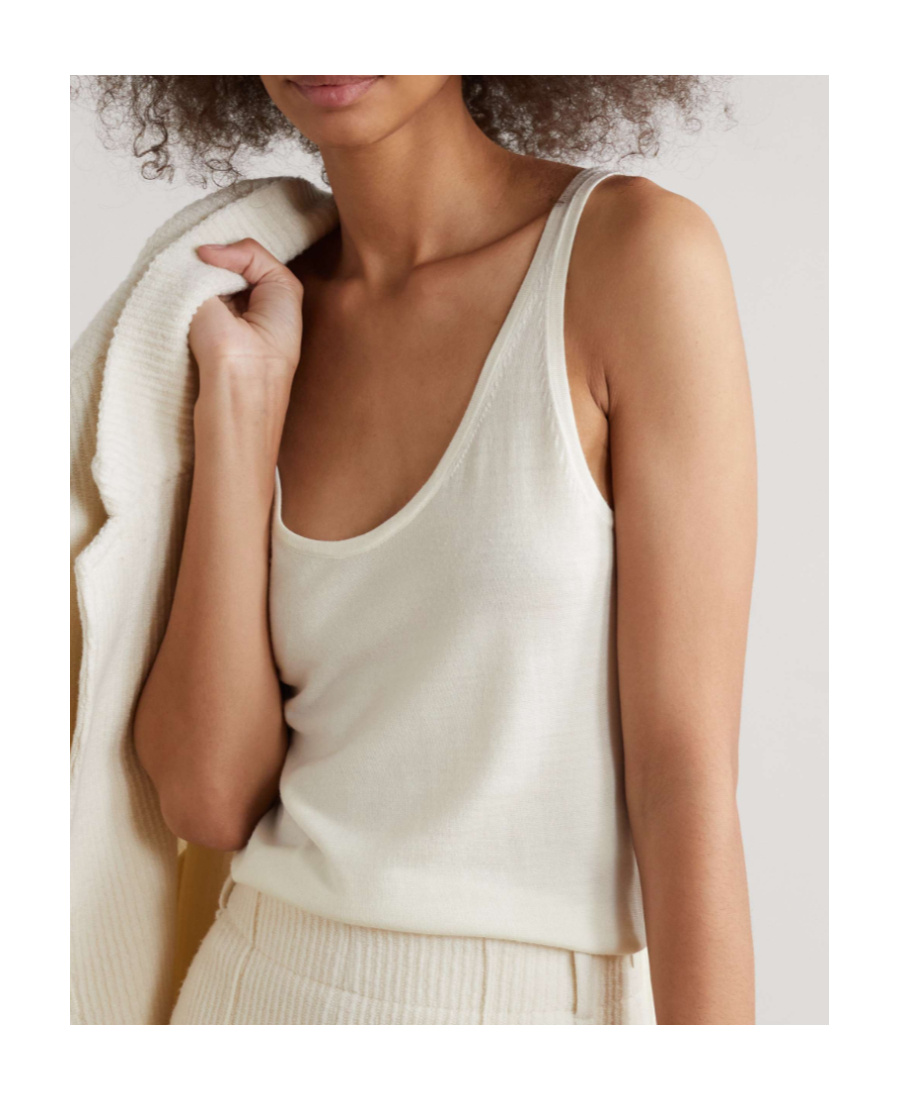 Chloé Chloe Women Ivory Wool Top In White