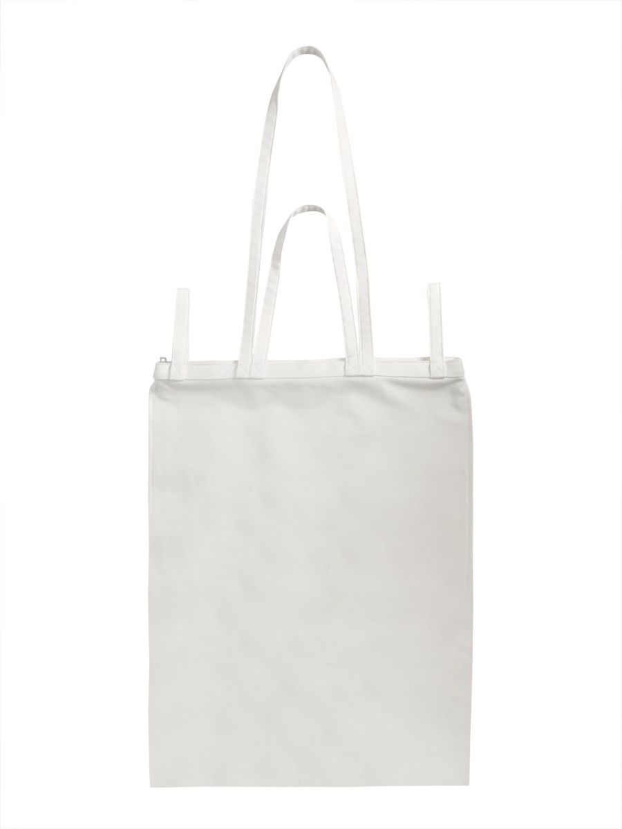 Mm6 Maison Margiela Paint Splatter Detail Tote Bag In White