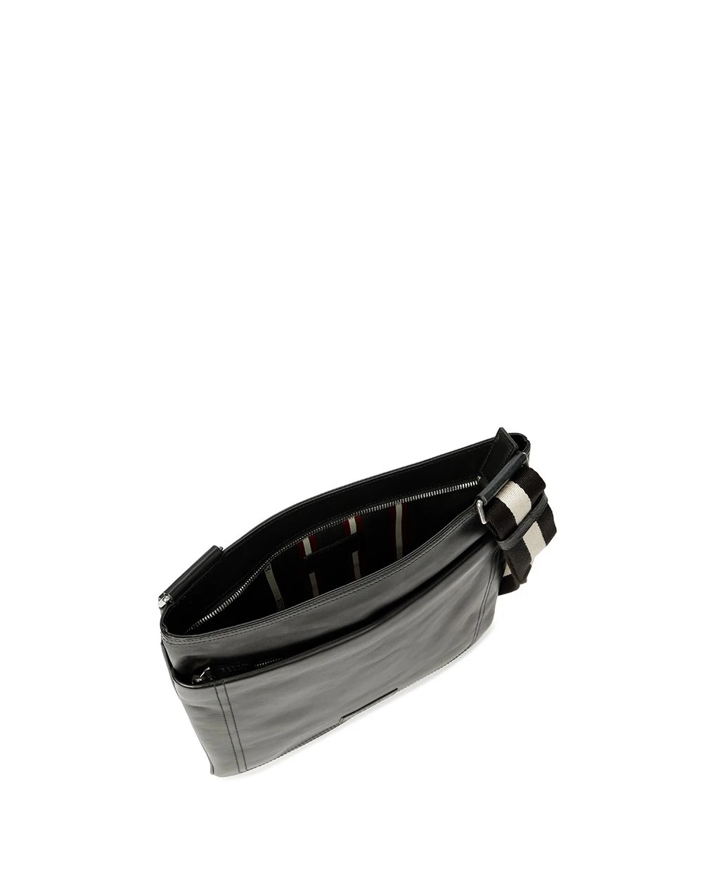 Bally Logo Shoulder Bag In Black