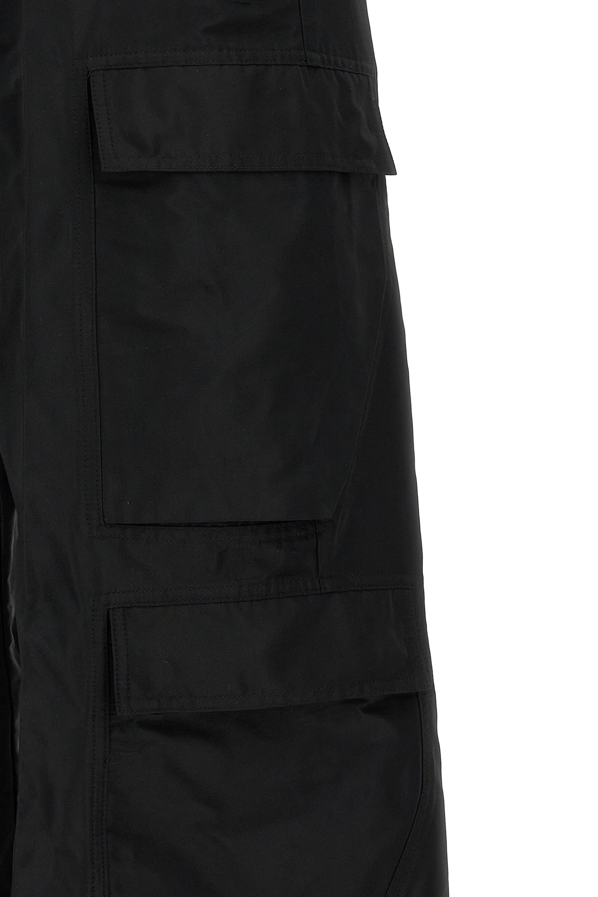 Rick Owens Drawstring Dietrich Pants Elastic Waistband In Black