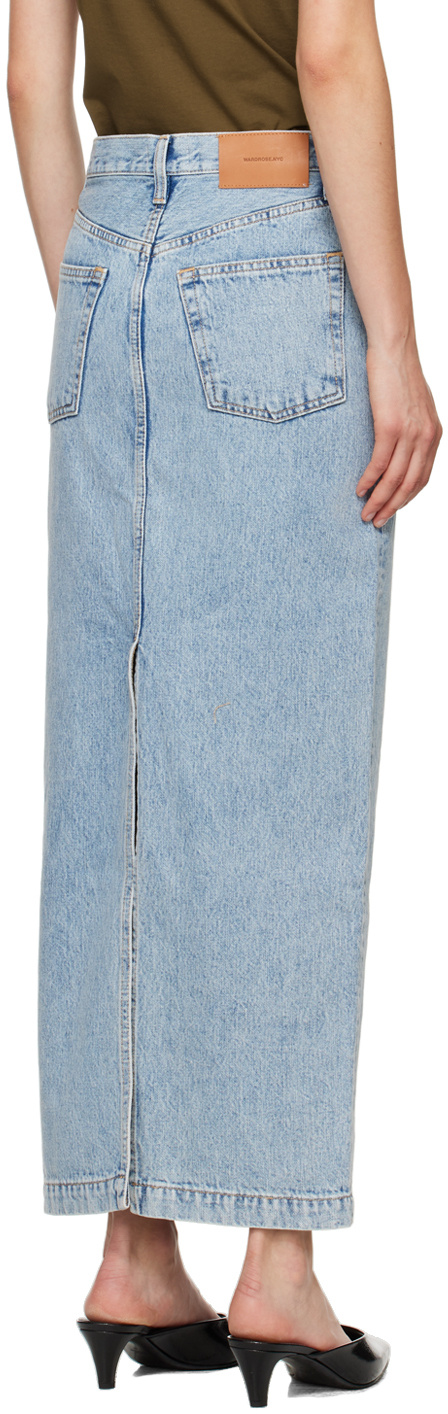 WARDROBE.NYC NON-ELASTIC DENIM SKIRT