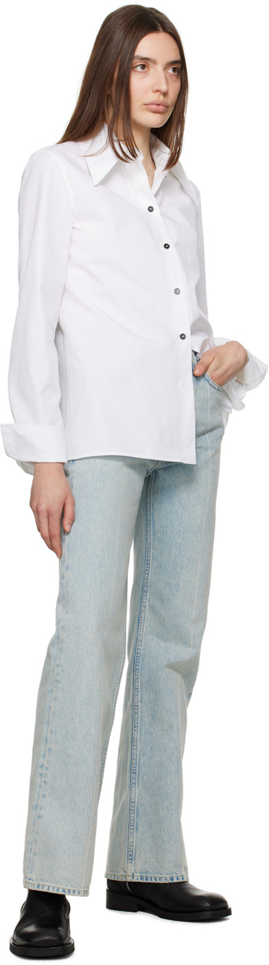 Our Legacy Boot Cut Jeans Pants In Gray