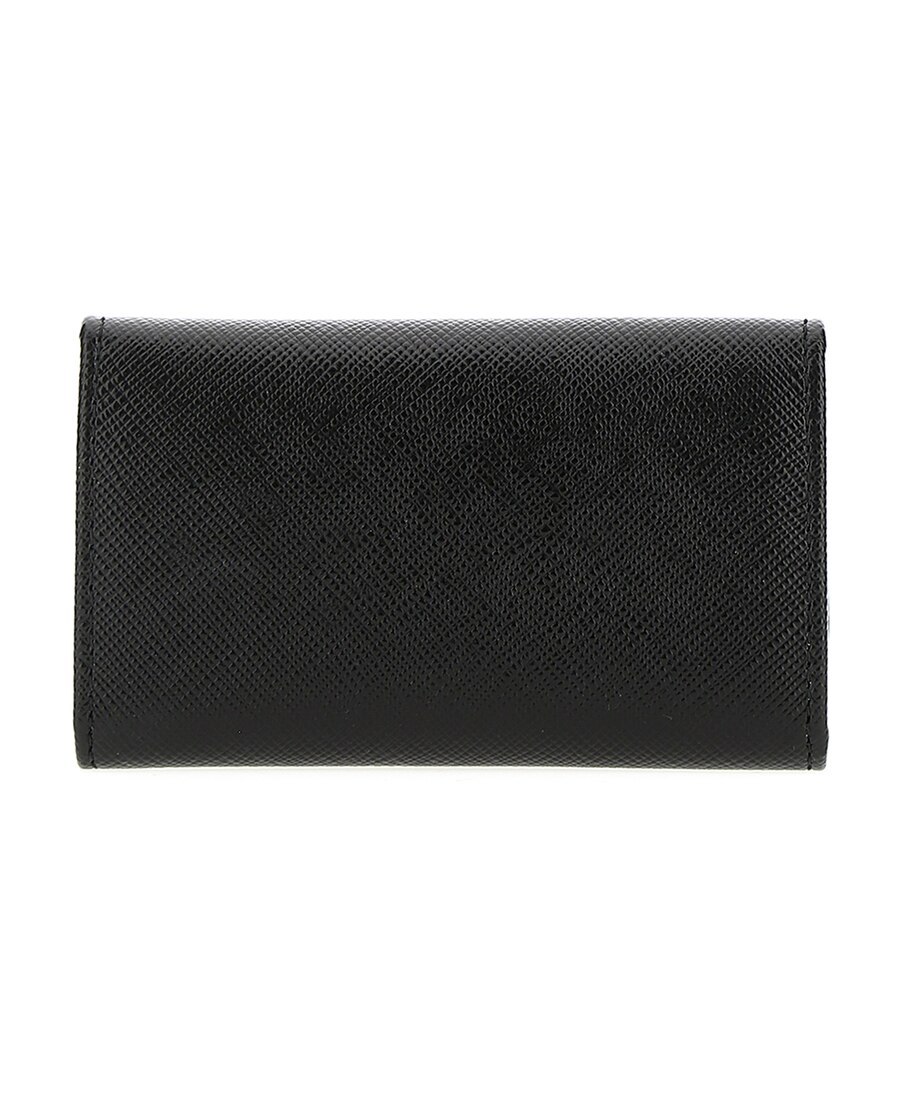 Prada Snap Key Case In Black
