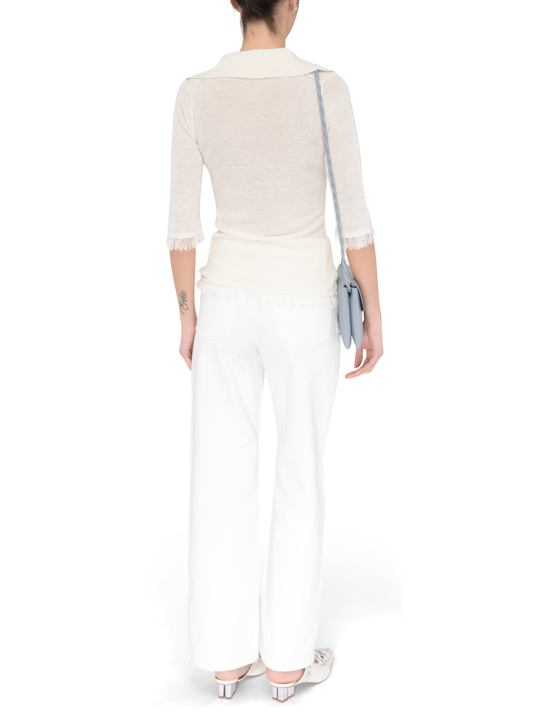 By Malene Birger Jeans With Belt Loops In White