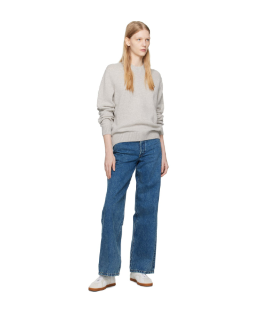 MAISON KITSUNÉ BABY FOX ROUND NECK SWEATER