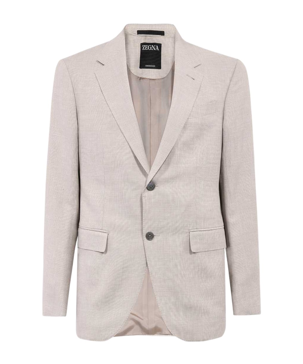 Zegna Single-breasted Blazer In White