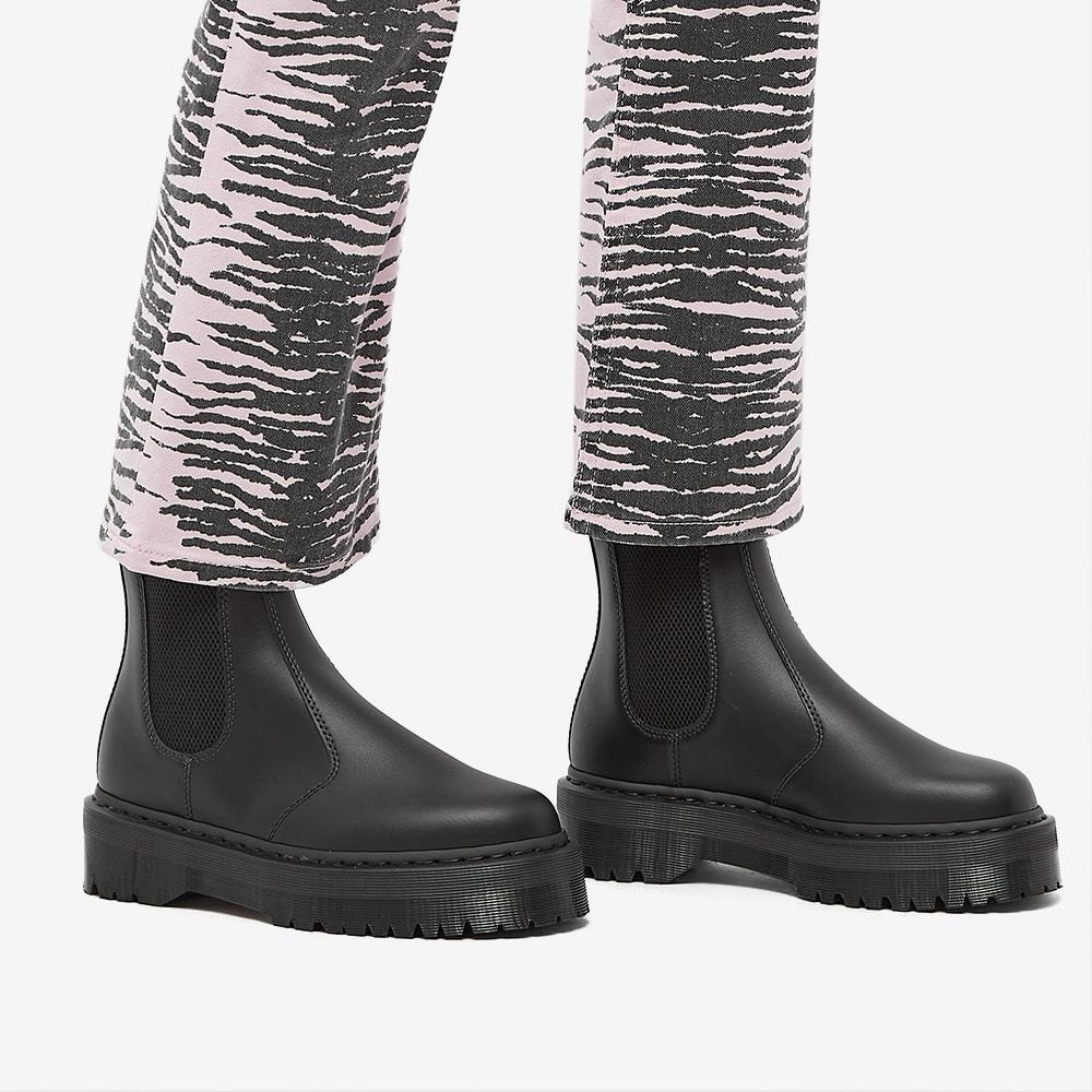 Dr. Martens' Logo Boots In Black
