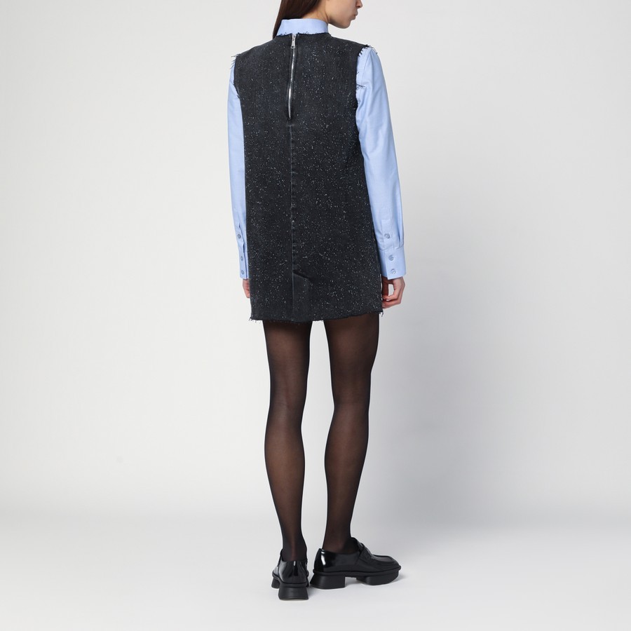 Namacheko Seams-details Sleeveless Mini Dress