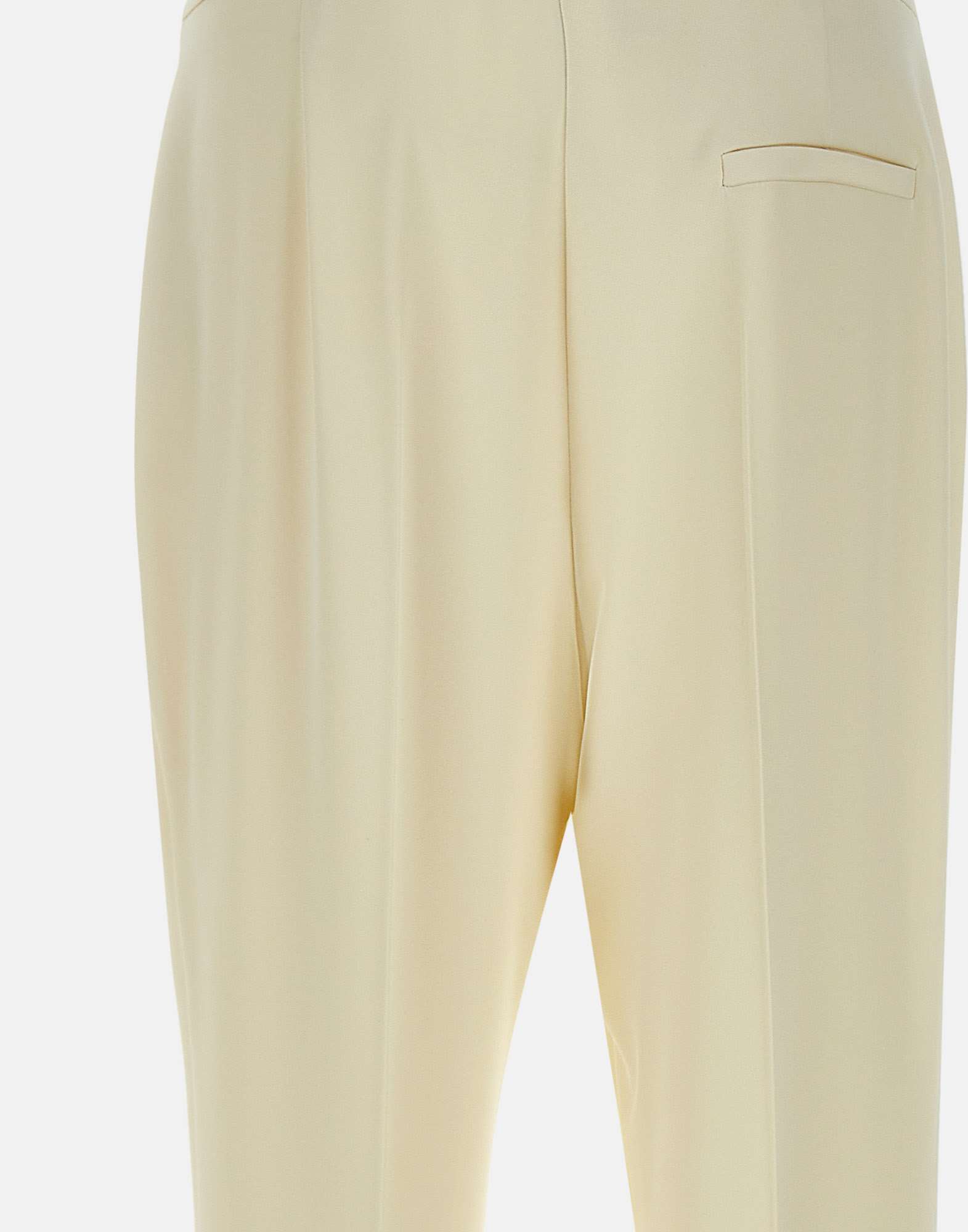 Kaos High-waisted Tapered Trousers In Neutral