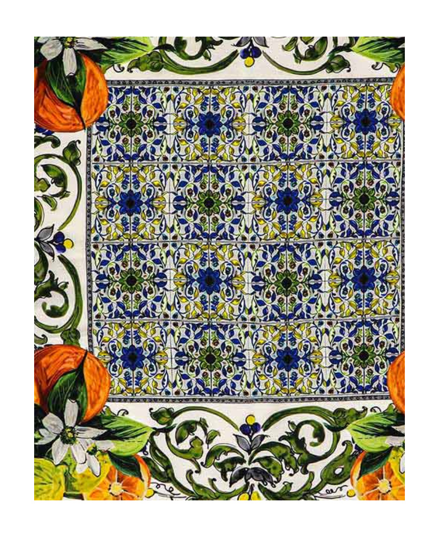 Dolce & Gabbana Printed Scarf In Multicolor