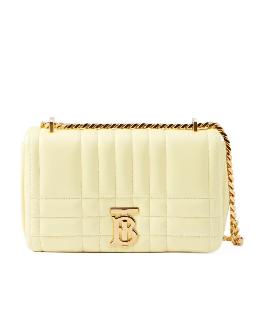 Burberry Quilted Leather Small Lola Bag In Nude