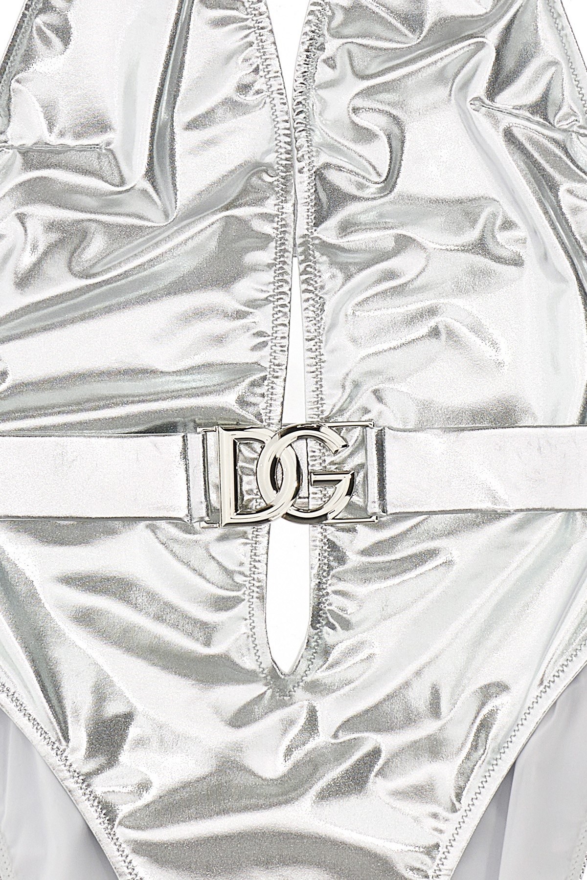 DOLCE & GABBANA DOLCE  GABBANA LOGO PLAQUE ONE-PIECE SWIMSUIT