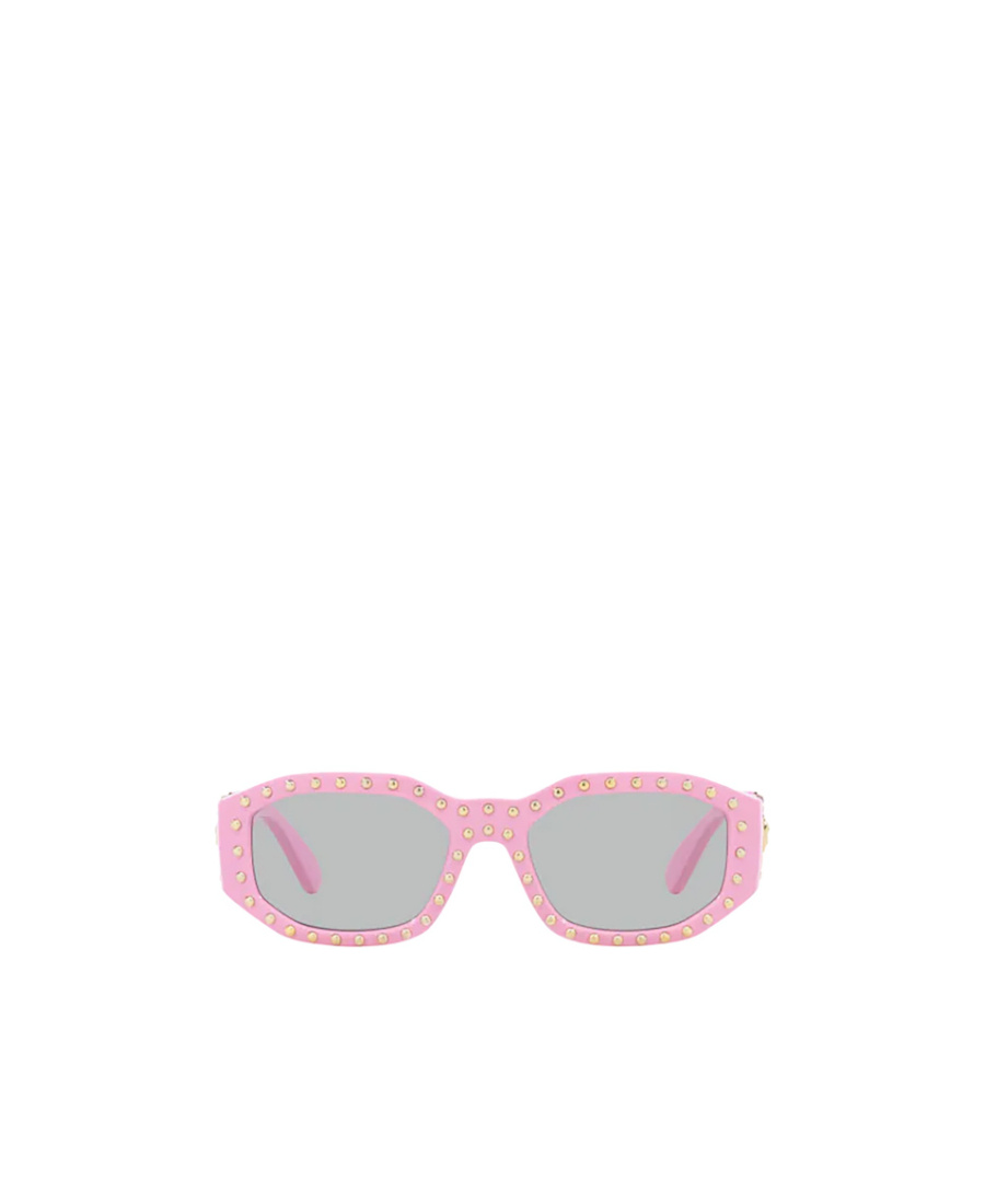 Versace Logo Sunglasses In Pink