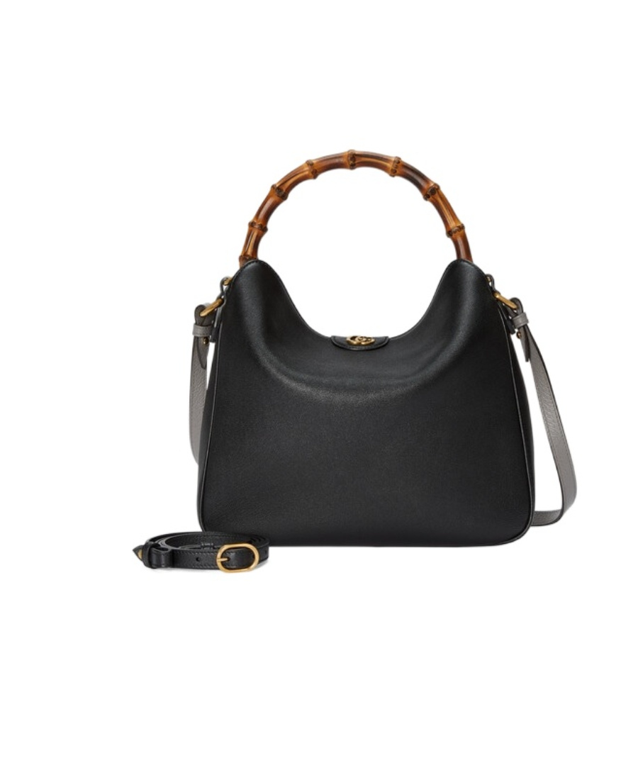 Gucci Diana Medium Shoulder Bag In Black