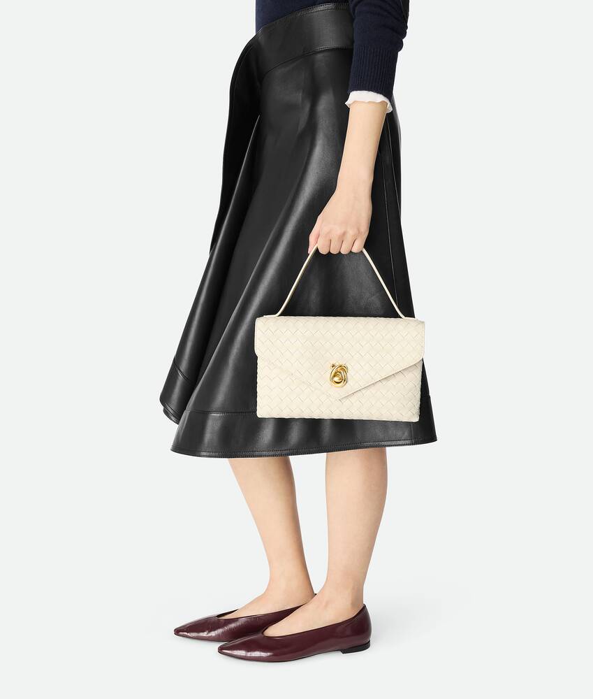 Bottega Veneta Lambskin Knot Lock Top-handle Bag