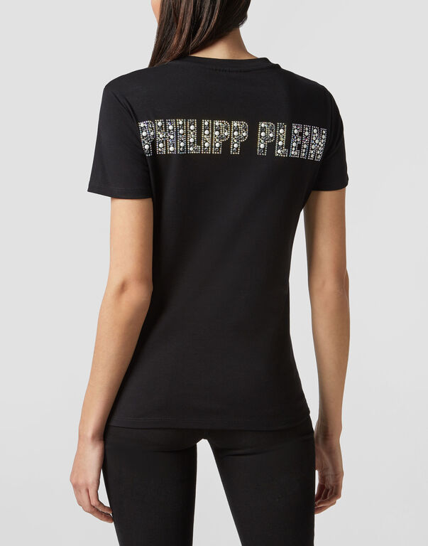 Philipp Plein Logo Details T-shirt In Black