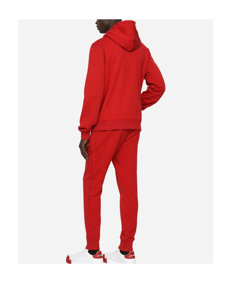 Dolce & Gabbana Drawstring Track Pants In Red