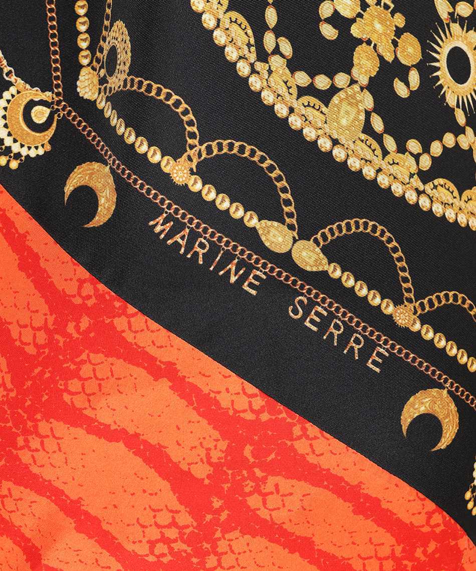 Marine Serre Mixed Regenerated Silk And Ornament Jewelry Skirt In Multicolor