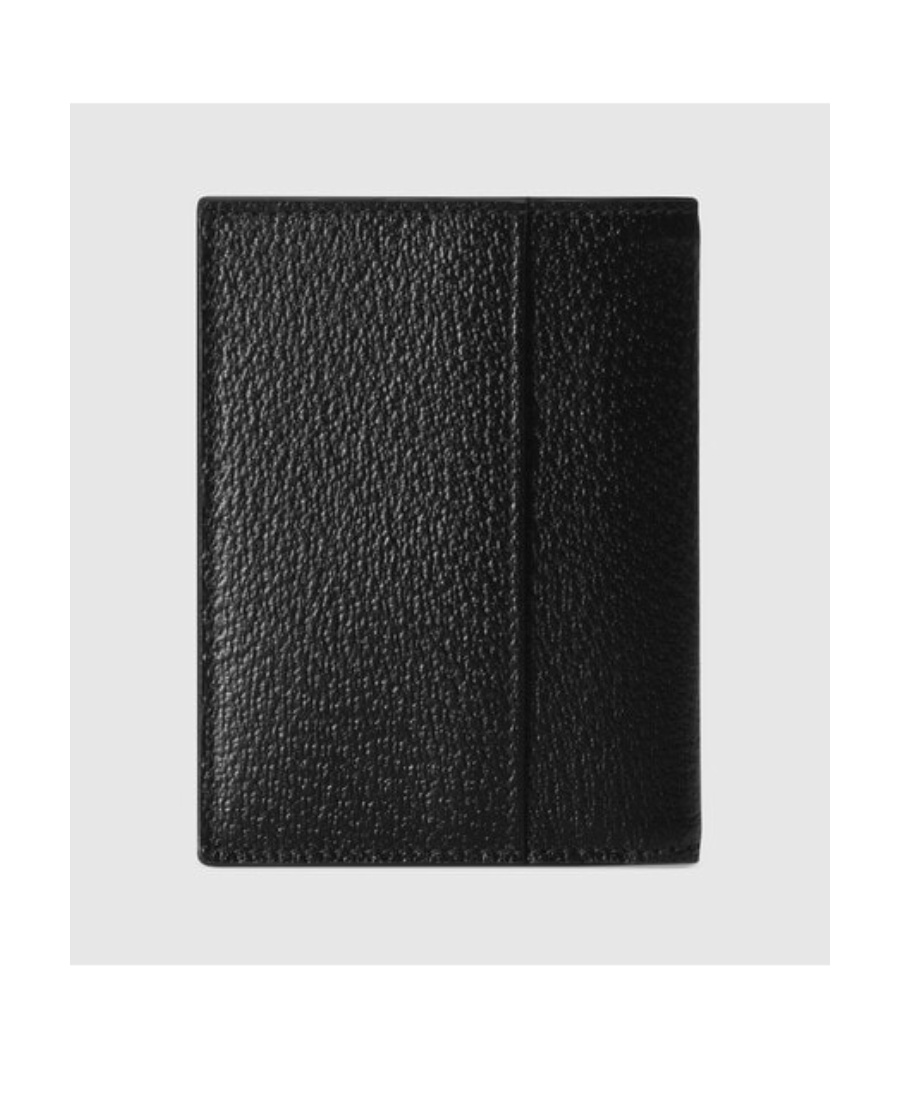 Gucci Gg Marmont Bi-fold Leather Wallet In Black