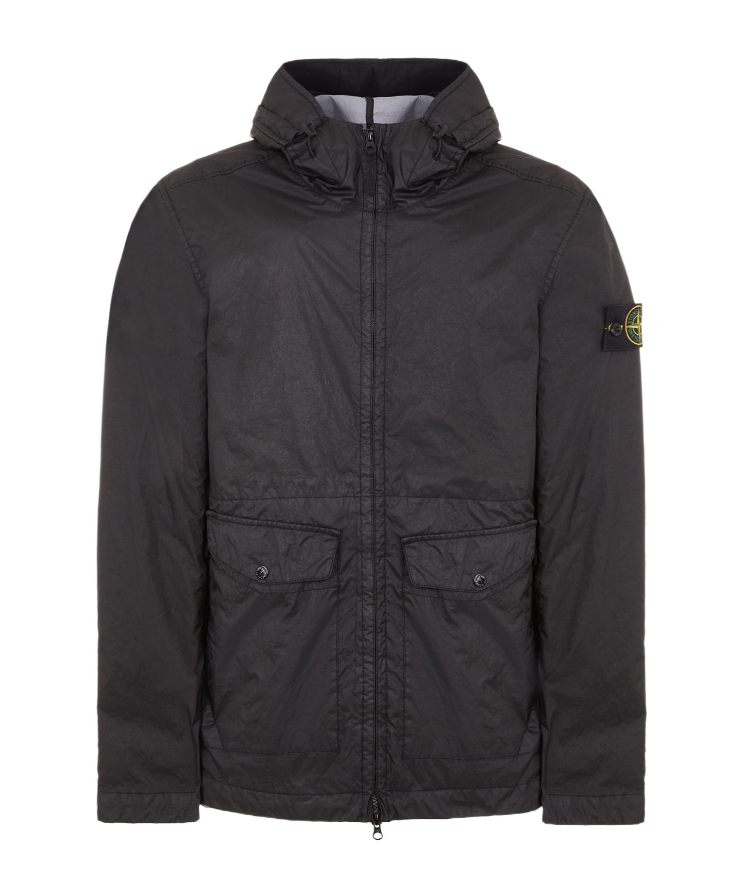 Stone Island Lightweight Jacket Black Polyamide In Black