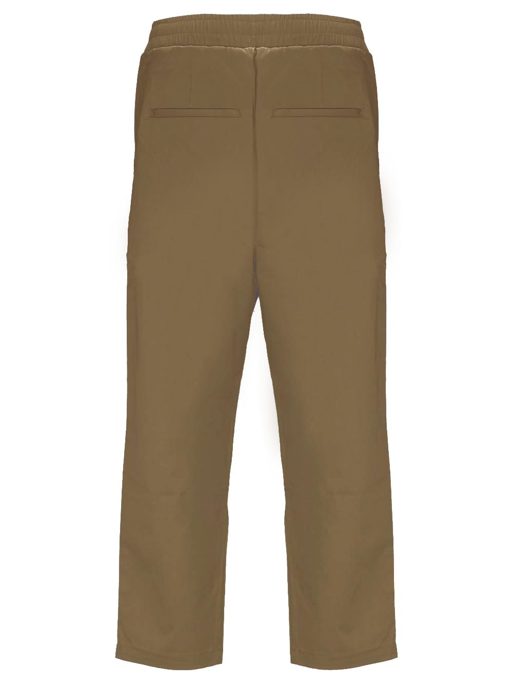 Family First Elastic Waist Pants In Brown