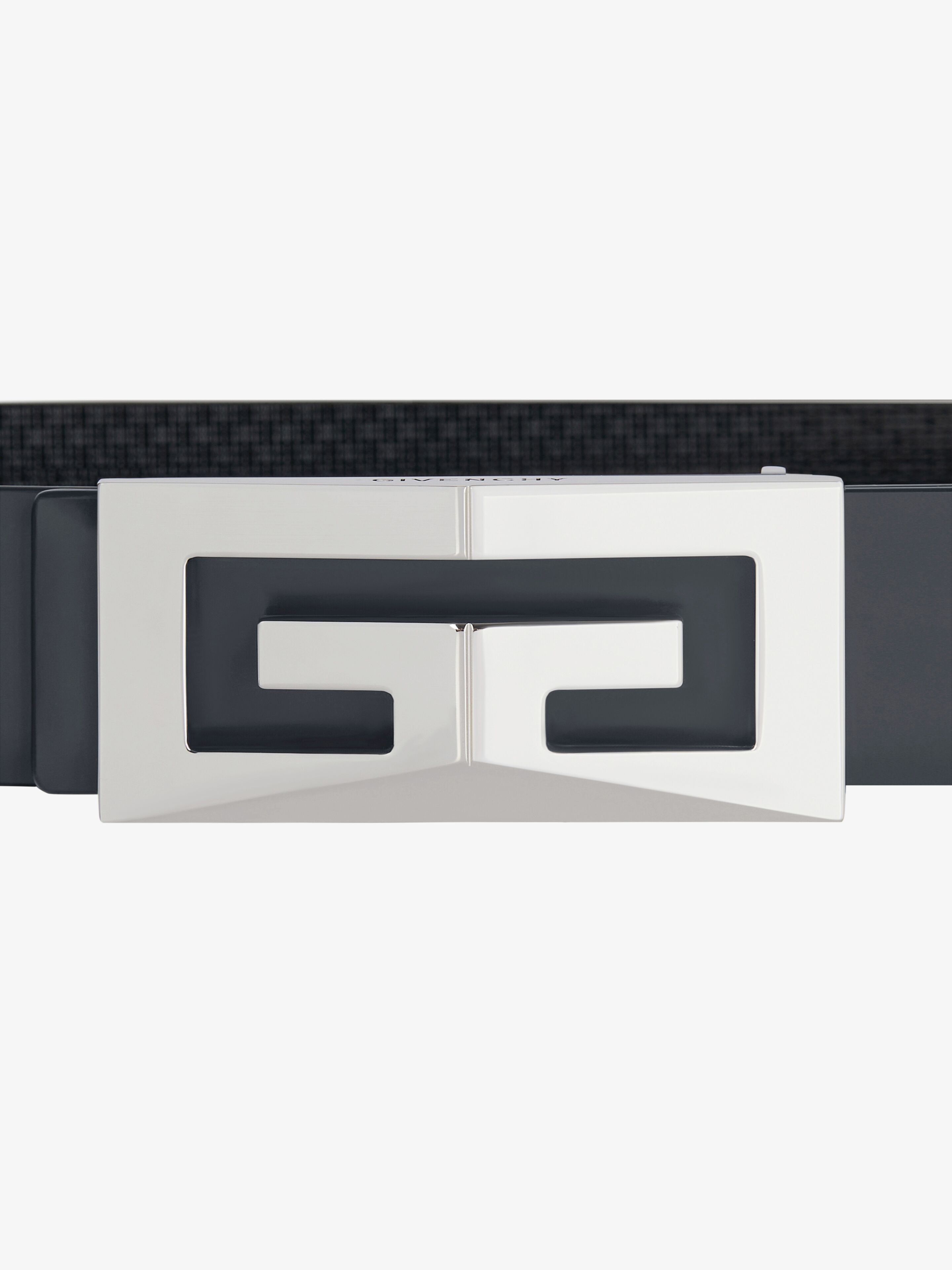 Givenchy Logo Double-sided Belt In Black