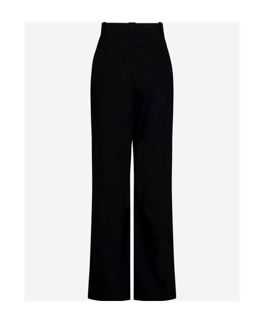 Khaite High Waist Tailored Trousers In Black