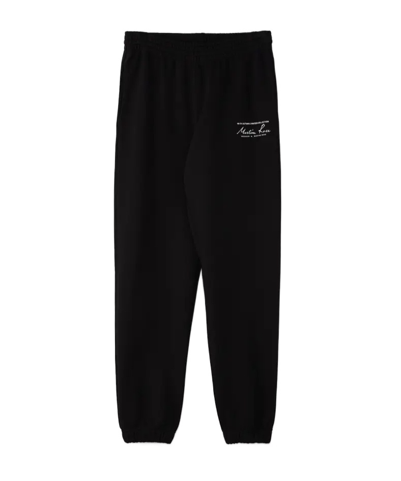 Martine Rose Elastic Waist Sweatpants In Black