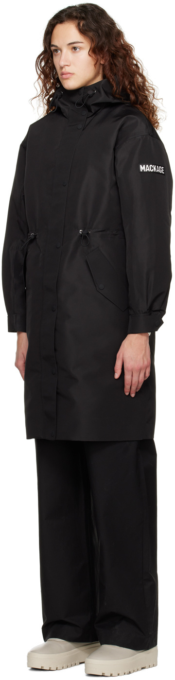 Mackage Breer Rain Coat In Black