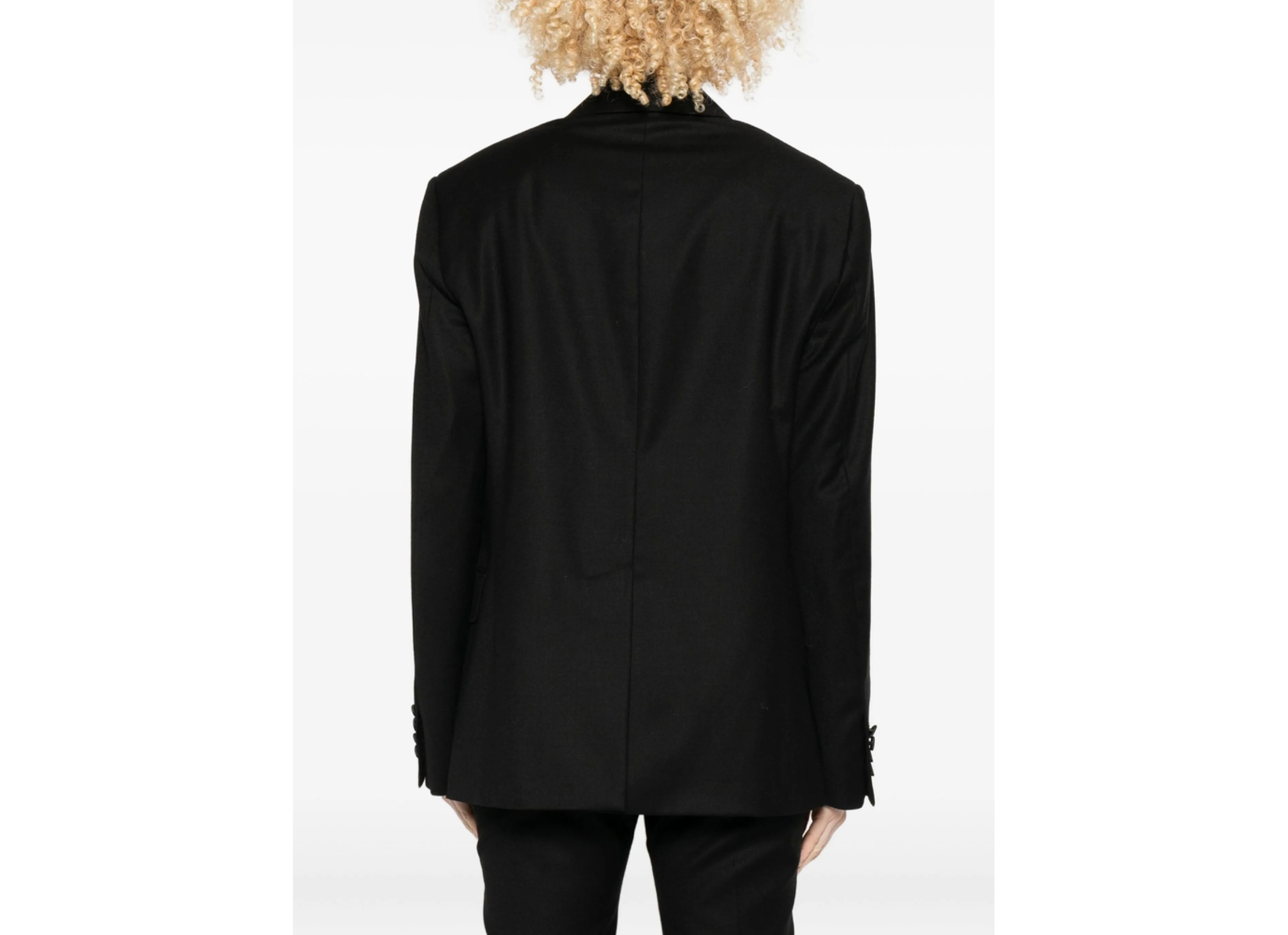 Barena Venezia Satin-lapel Three-button Blazer In Black
