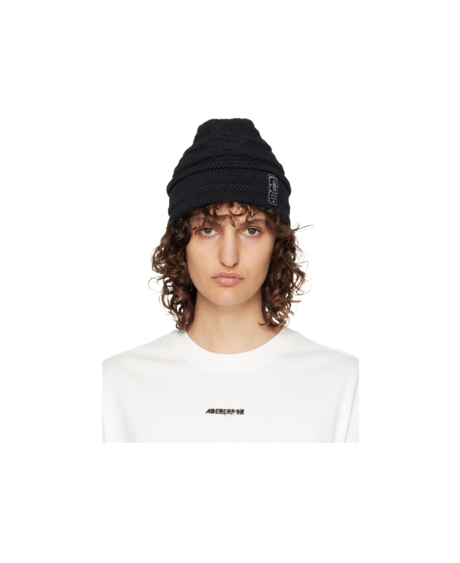 Ader Error Logo Woolen Cap In White