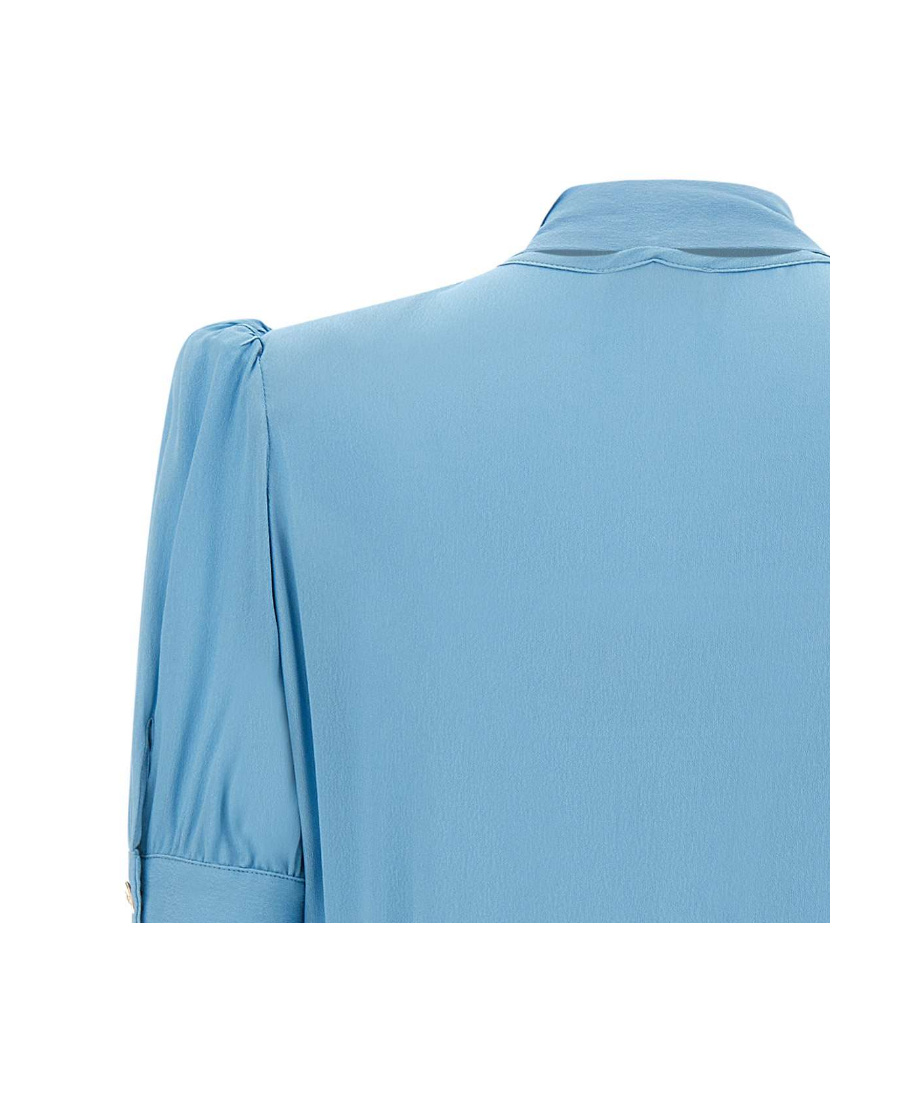 Elisabetta Franchi Shirt-style Jumpsuit In Blue