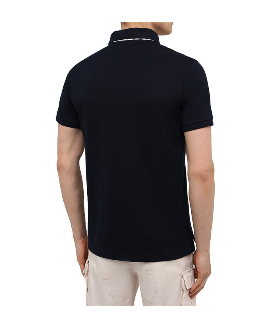 Shop Paul & Shark Short-sleeved Polo Shirt In Black