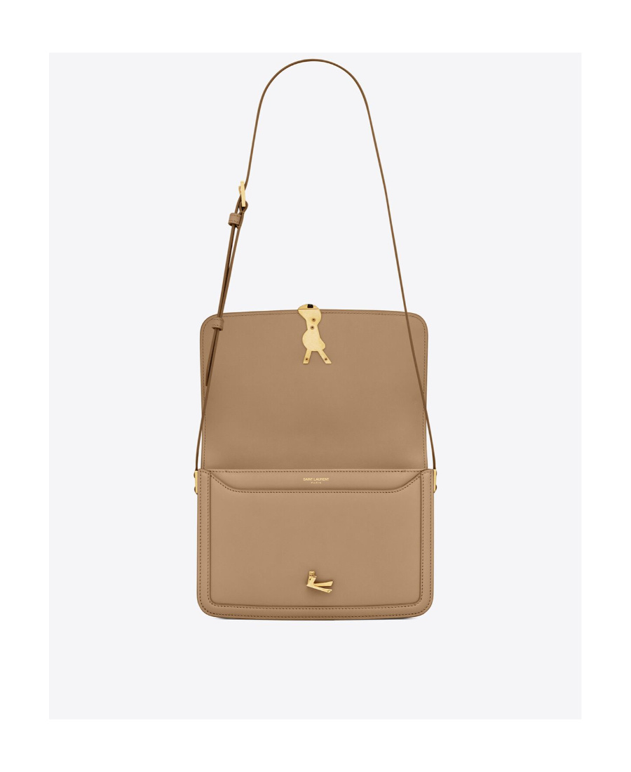 Saint Laurent Medium Solferino Shoulder Bag In Brown