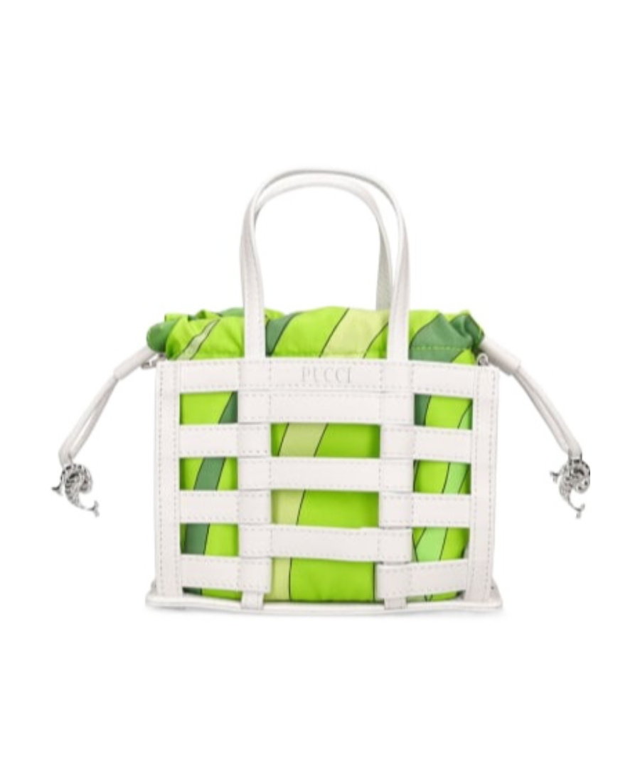 Emilio Pucci Mini Cage Logo Shoulder Bag