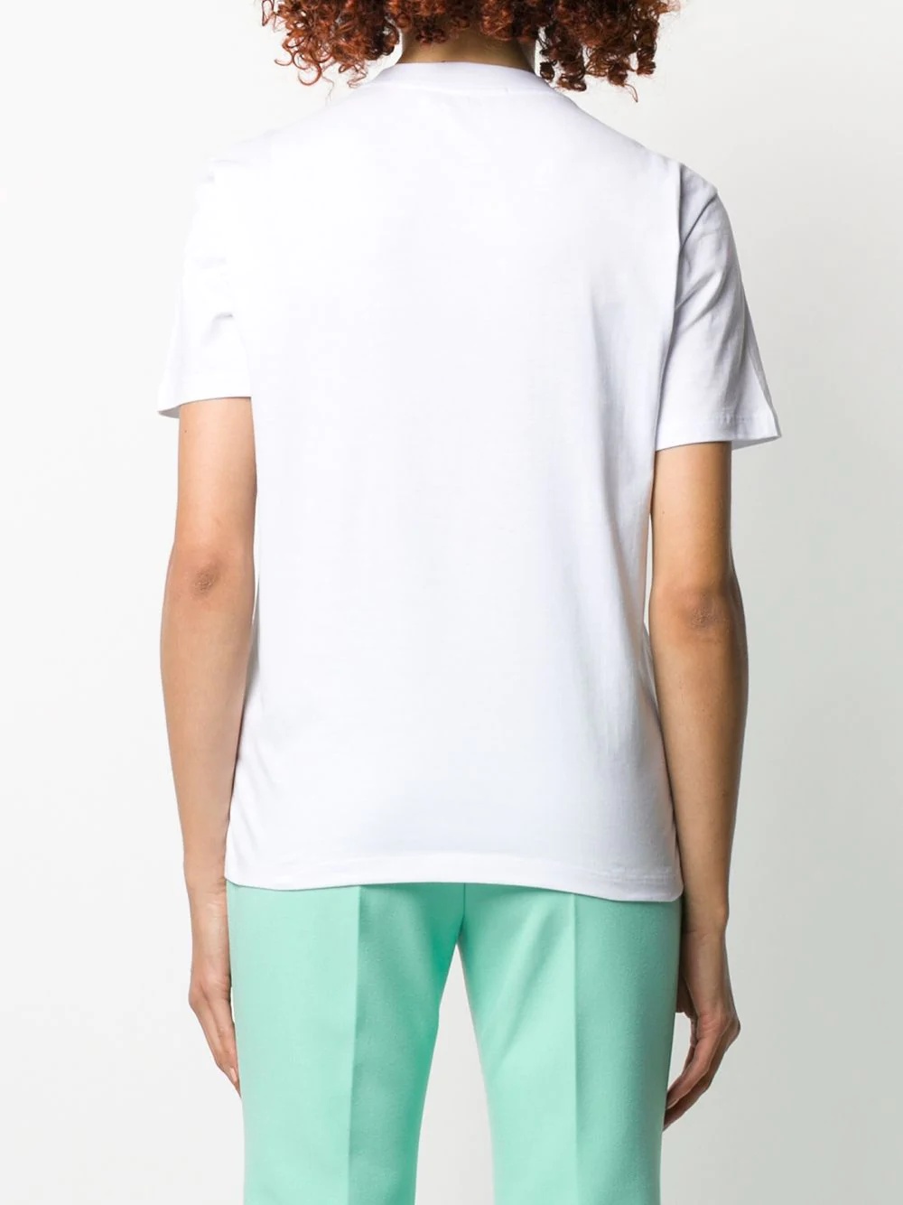 Msgm Logo Printed T-shirt In Black
