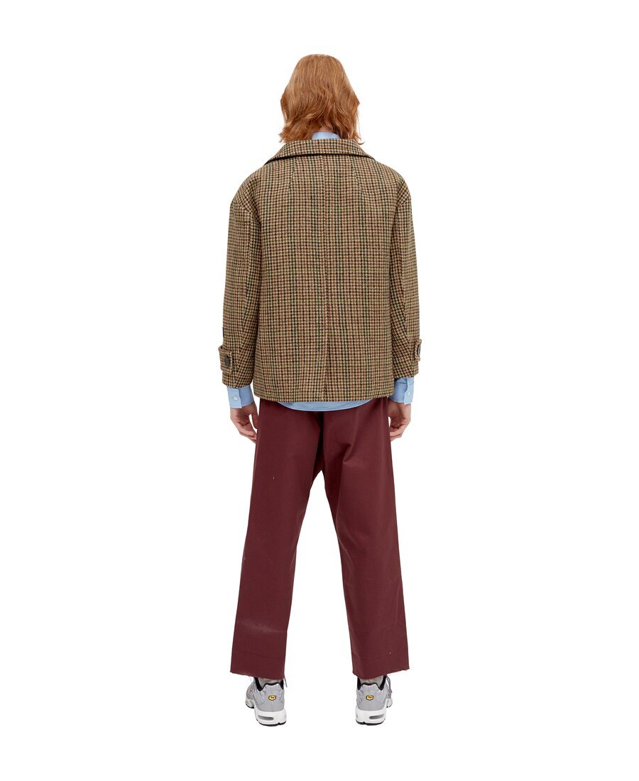 We11 Done Thousand Bird Suit Jacket In Brown
