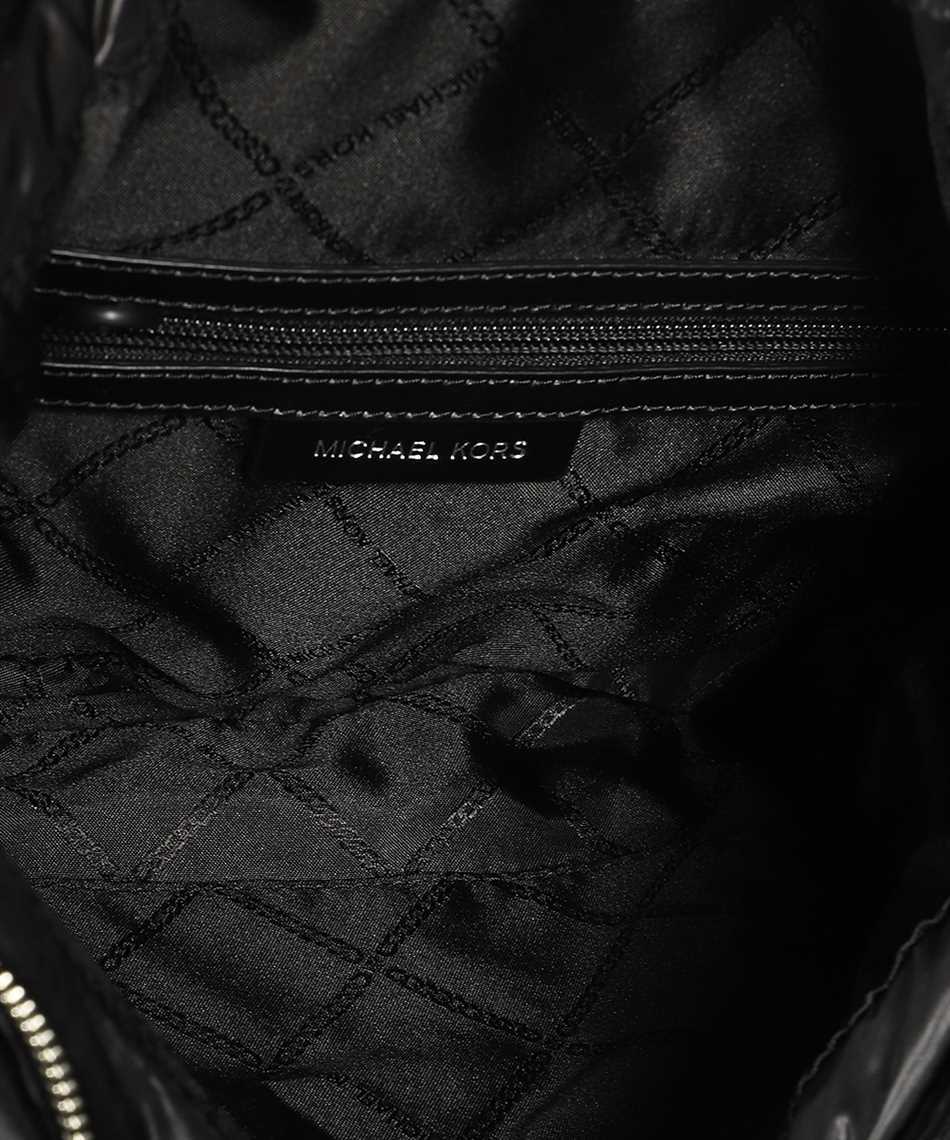 Michael Kors Adjustable Strap Shoulder Bag With Side Buckles In Black