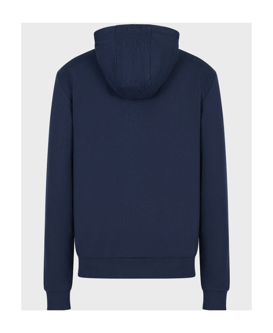 Ea7 Logo And Hat Casual Jacket In Blue
