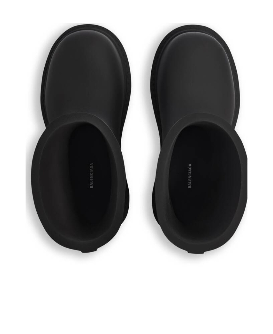 Balenciaga Woman Black Eva Steroid Ankle Boots In Black