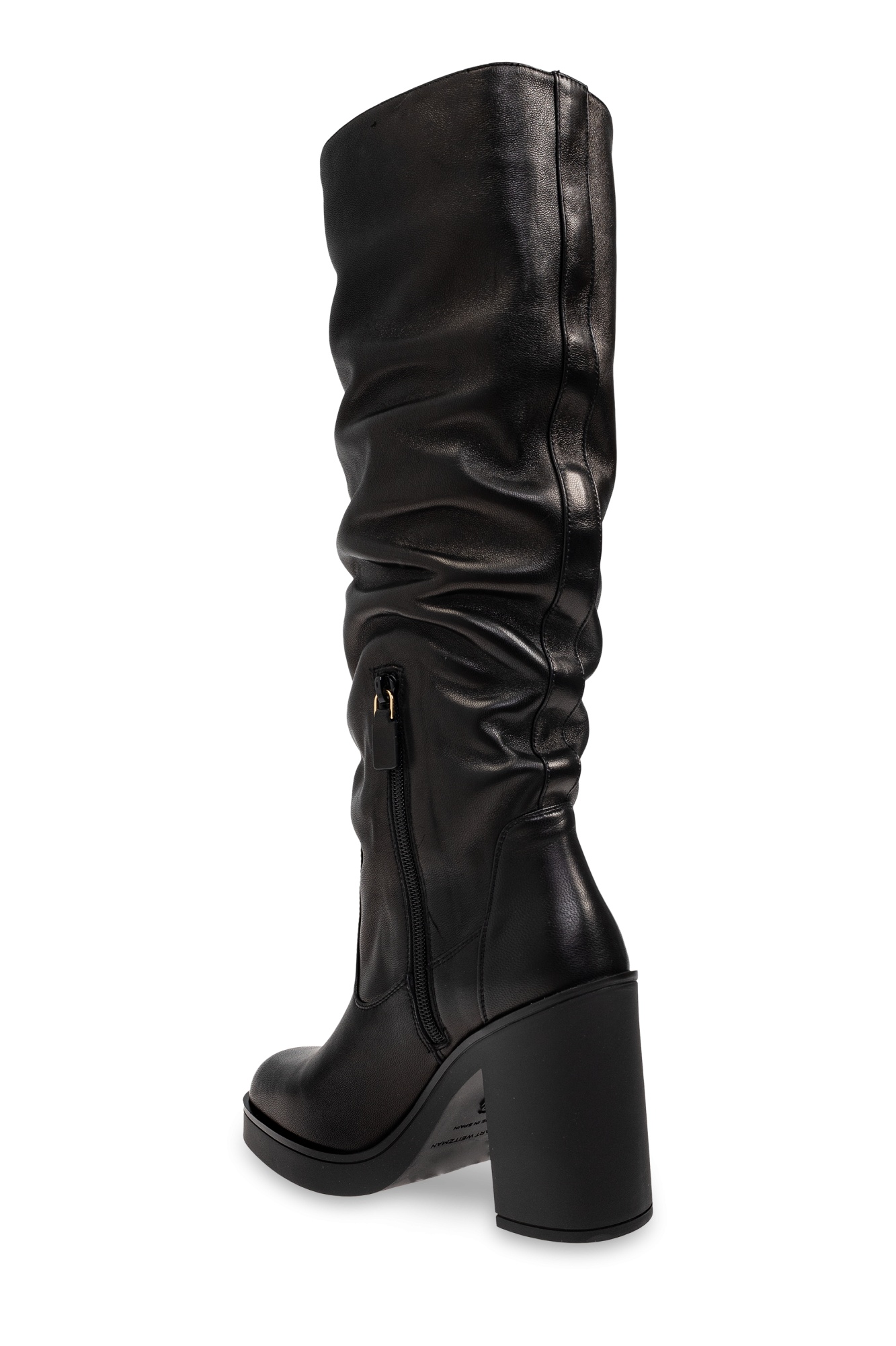 Stuart Weitzman Round-head Boots In Black