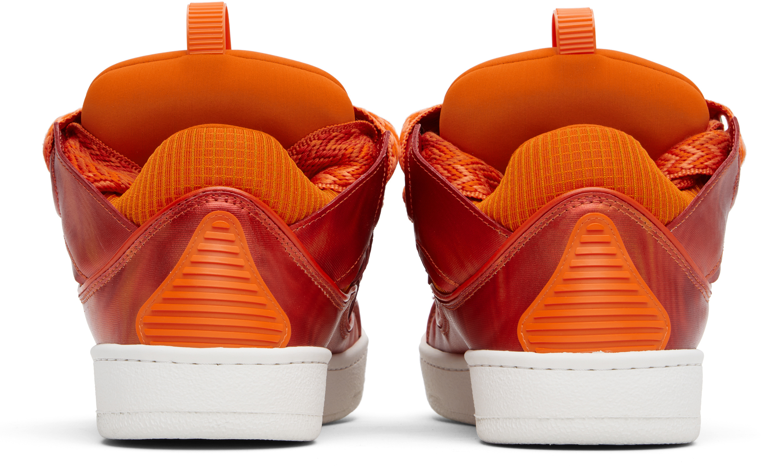 Lanvin Curb Sneakers In Red
