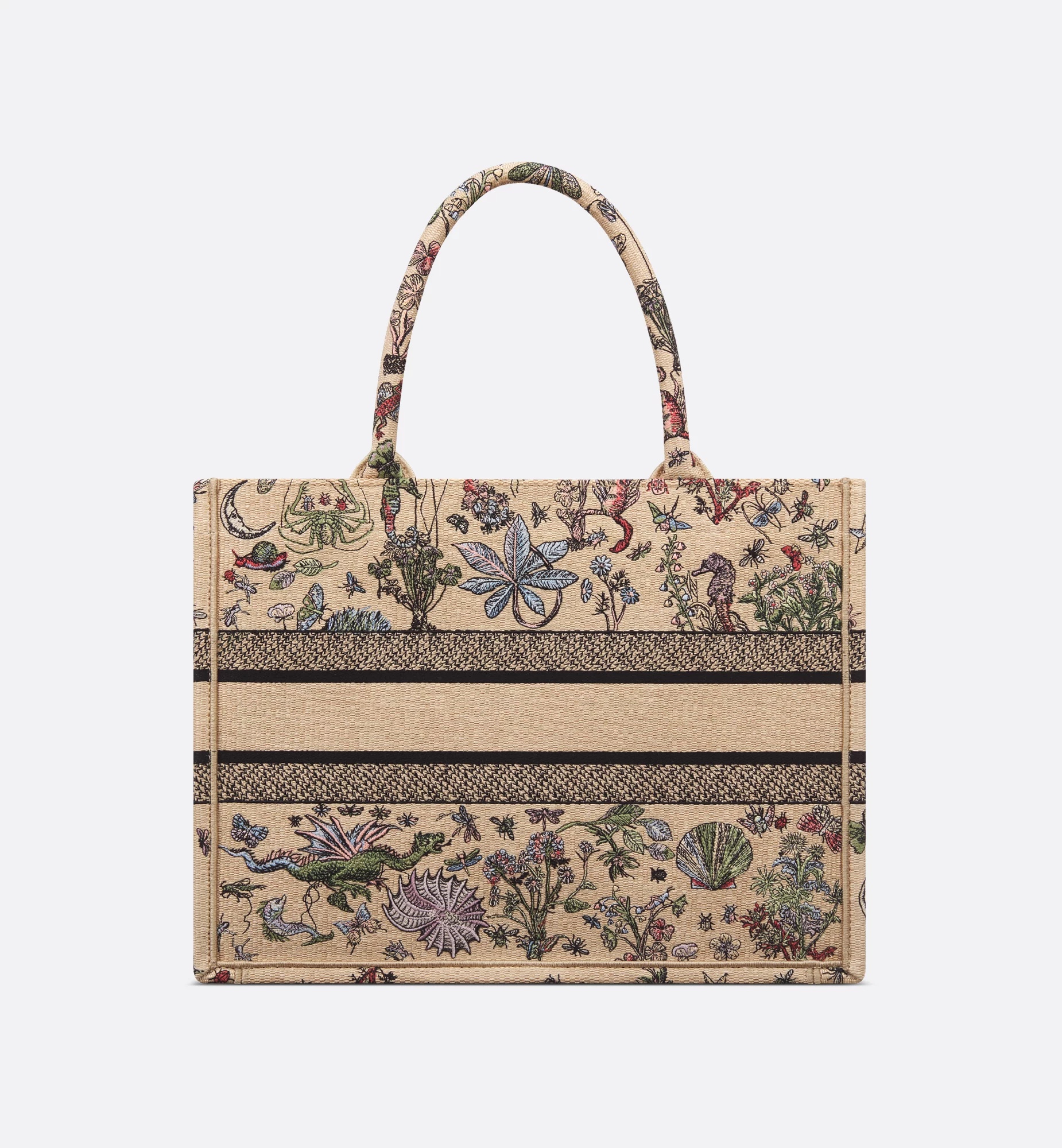 Dior Medium Booktote Handbag In Nude