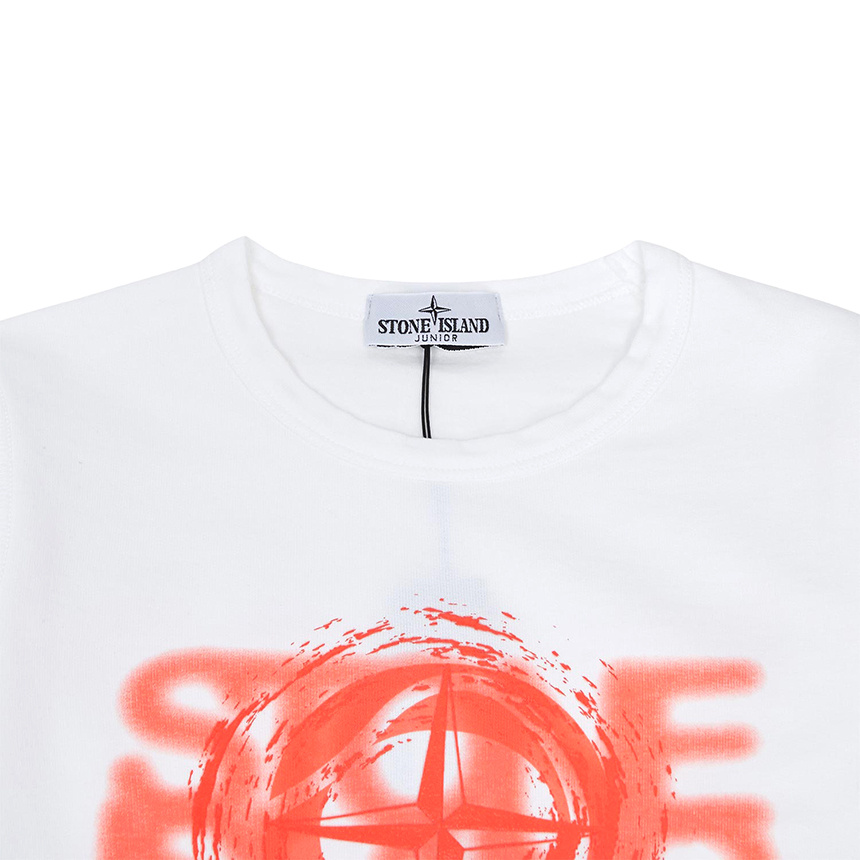 Stone Island Long-sleeved Sweater In White