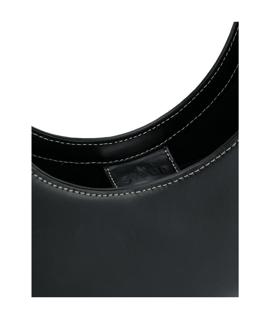 Staud One Handle And One Shoulder Bag In Black