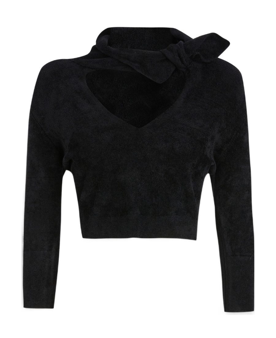 Attico The  Sweaters In Black