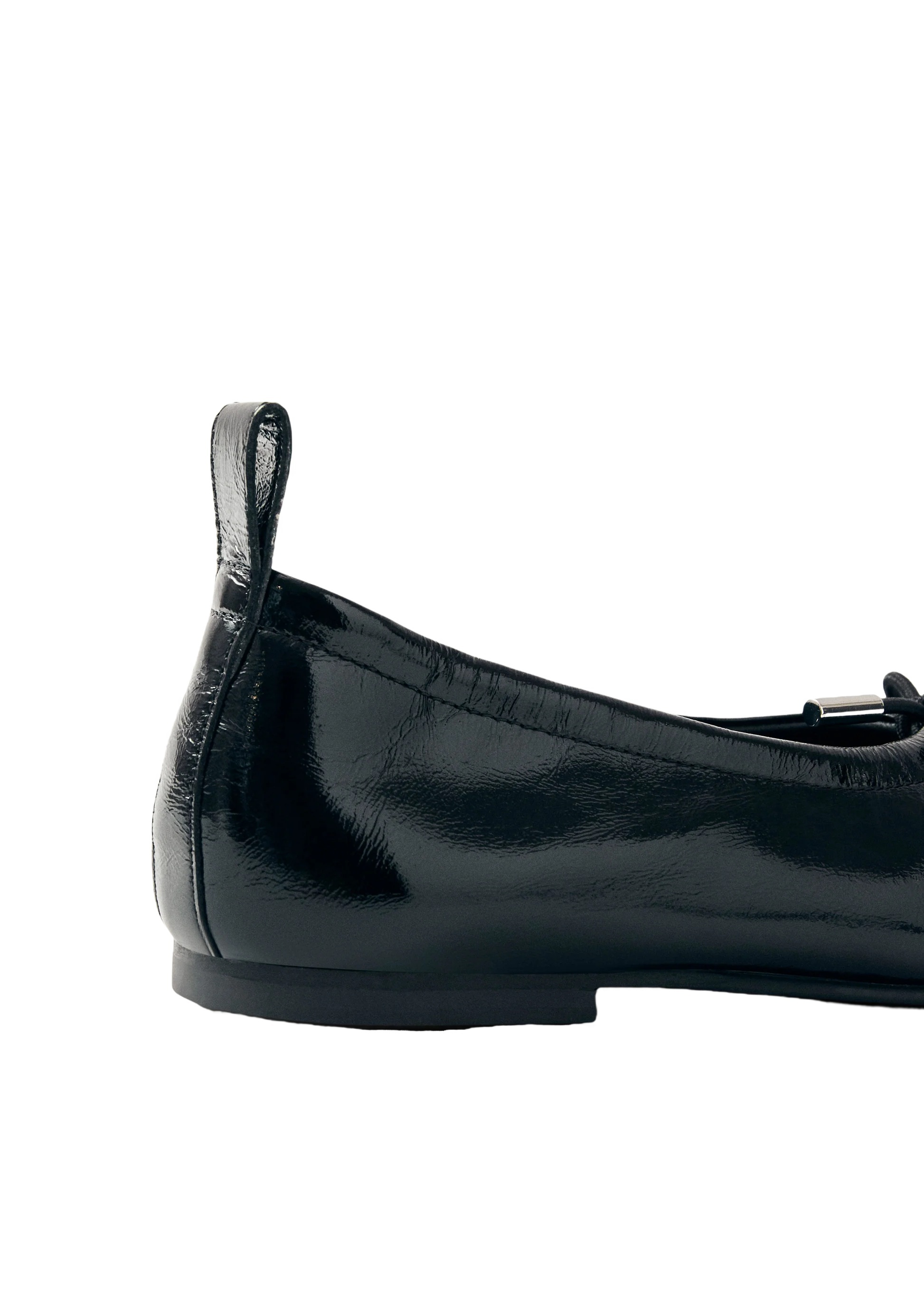 Alohas Rosalind Onix Leather Ballet Flats In Black