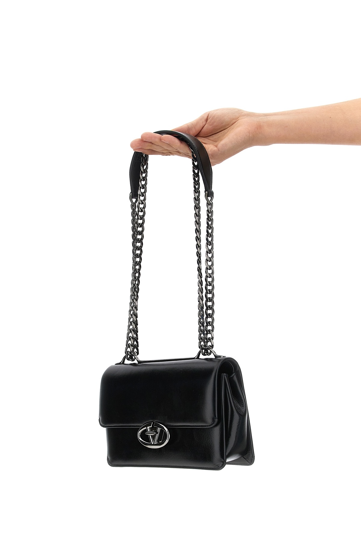 Valentino Small Sholder Bag | Chain 5w0b0q62iap 0no In Black