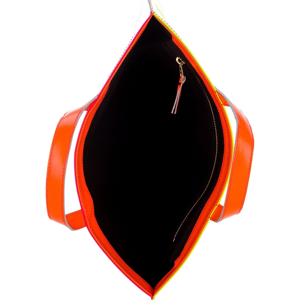 COMME DES GARÇONS COMME DES GARÇONS WALLET SUPER FLUORESCENT TOTE BAG